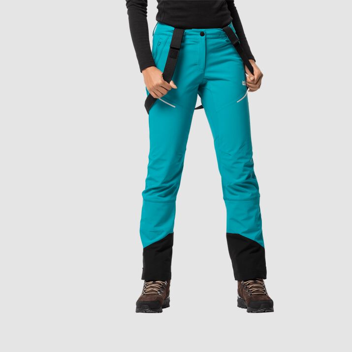 Pantalón Invierno Jack Wolfskin Gravity Tour Mujer Verdes Oscuro Mexico-6378412